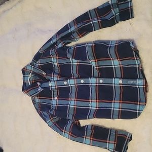 Boys Janie and Jack Button Down flannel size 5